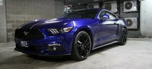ford mustang blue