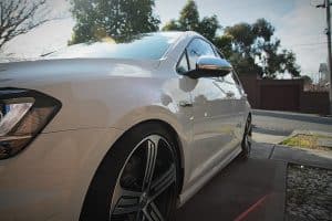 Volkswagen Golf R in White - paint protection melbourne Paint Protection Melbourne image 2